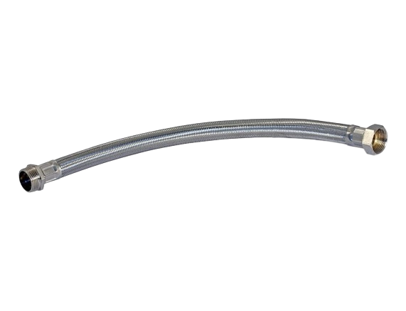 Шланг гибкий UNIPUMP в металлооплетке 1" НР/1" ВР, прямого типа, 50 см