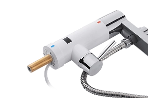 Проточный кран-водонагреватель с душевой лейкой UNIPUMP BKF-015