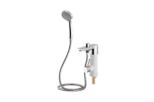 Проточный кран-водонагреватель с душевой лейкой UNIPUMP BKF-015