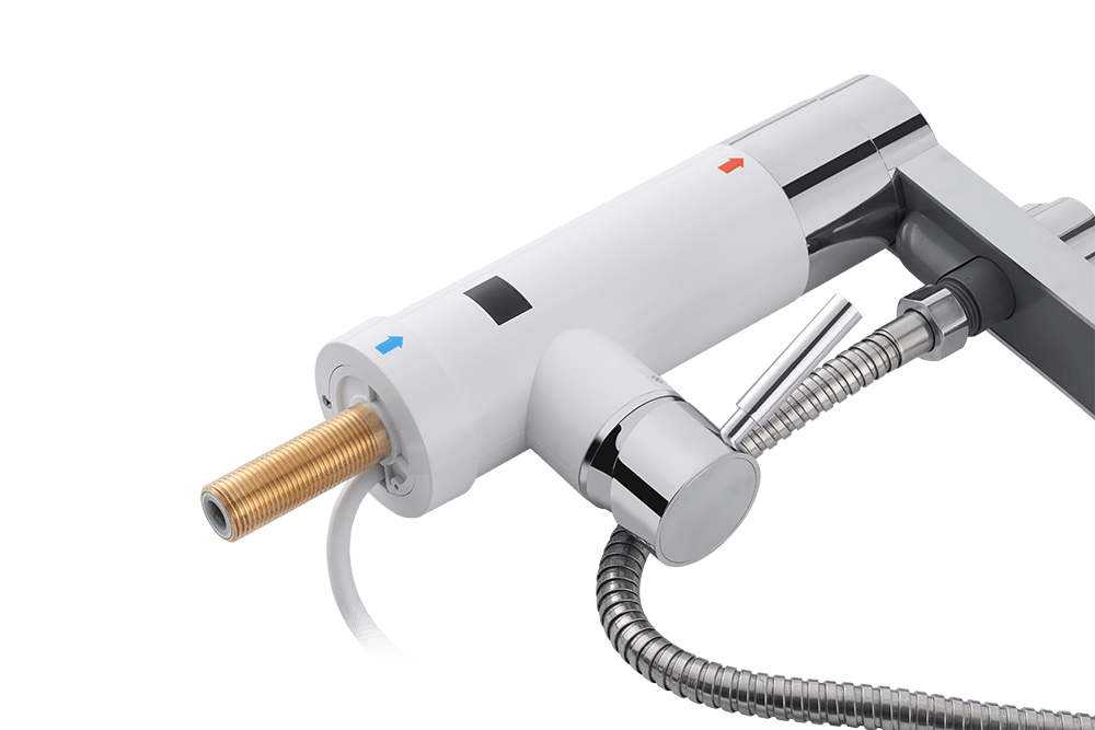 Проточный кран-водонагреватель с душевой лейкой UNIPUMP BKF-015