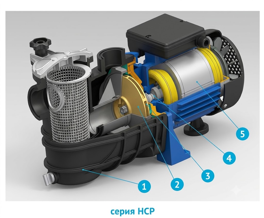 Конструктивные особенности HCP